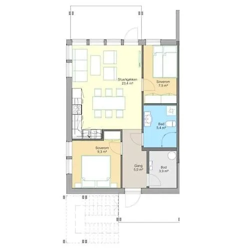 Flott Fritidsleilighet I Bualie Pa Golsfjellet Apartamento *